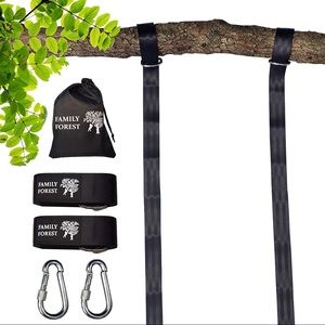 Family Forest Tree Swing Hanging Kit Two8FT Straps